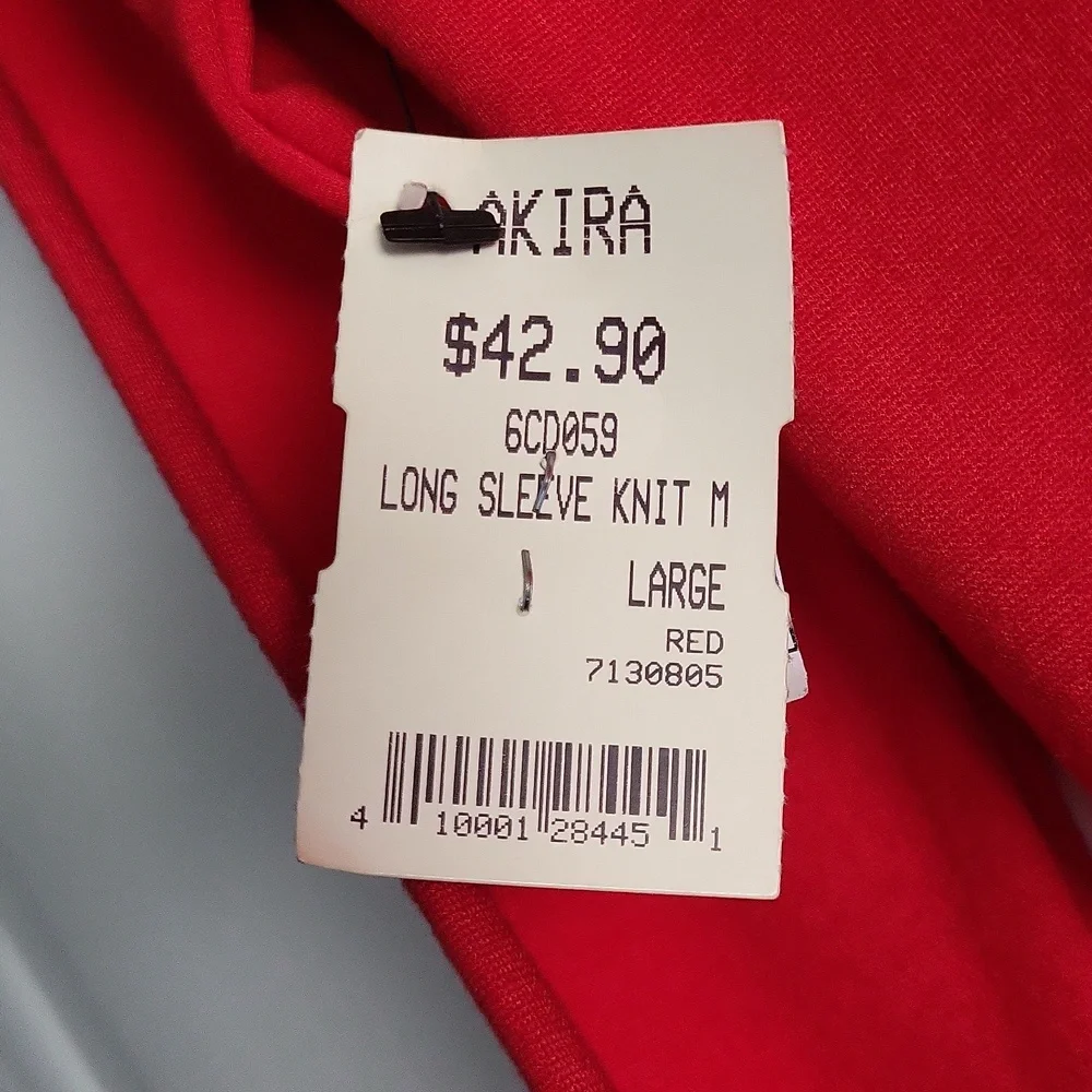 NWT Hot Red Mini Dress - Picture 5 of 5